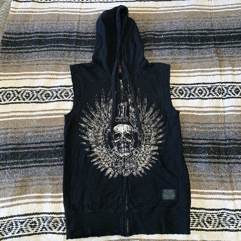 Harley-Davidson Womens Hooded Zip Shirt